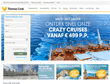 Tablet Screenshot of cruises.thomascook.be